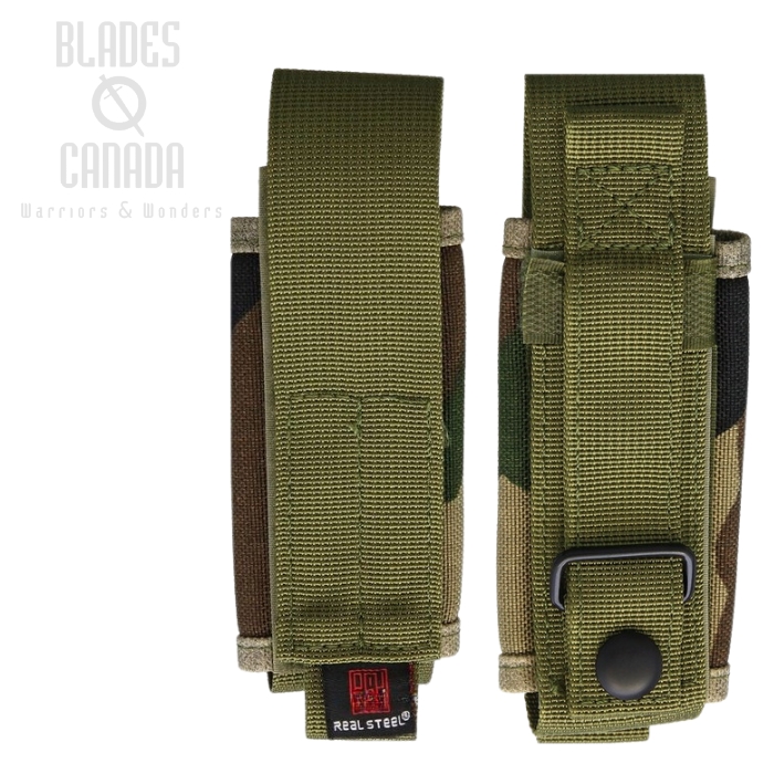 Real Steel Folding Knife Sheath, 5.5", Camo, RS021C